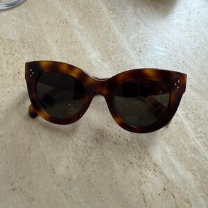 Celine Tortoise Cat-Eye Sunglasses